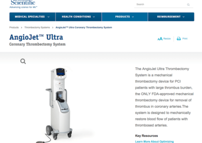 Medical Device Web Content