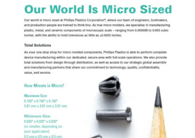 Micro molding brochure
